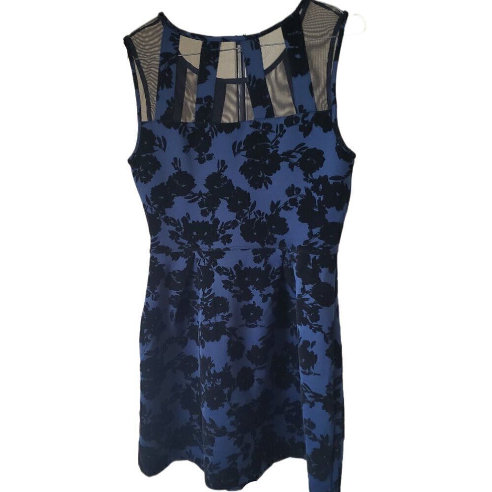 Sweet Storm Floral Velour Mini Dress
